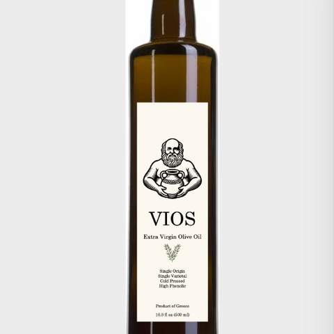 250ml Garlic Extra Virgin Olive Oil in glass bottle